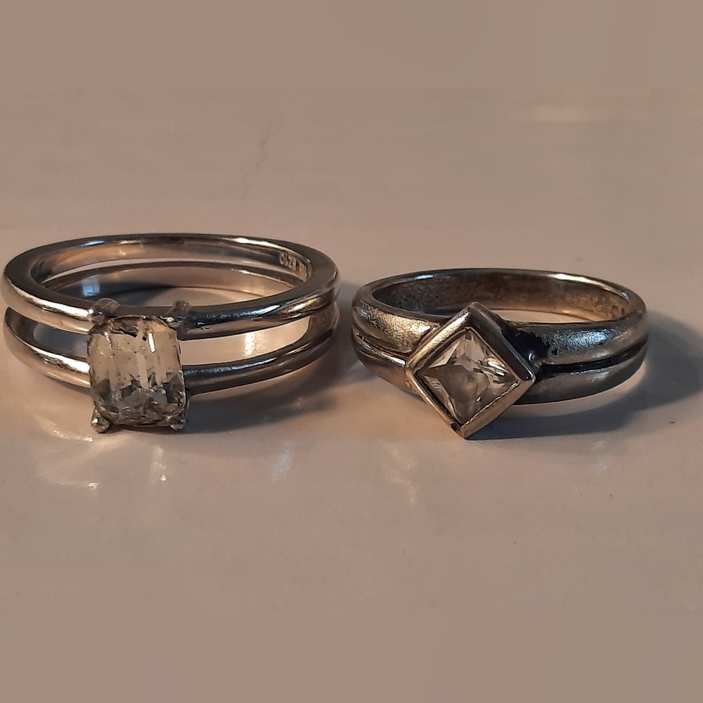 2 Sterling Silver Rings - Picture 11 of 12